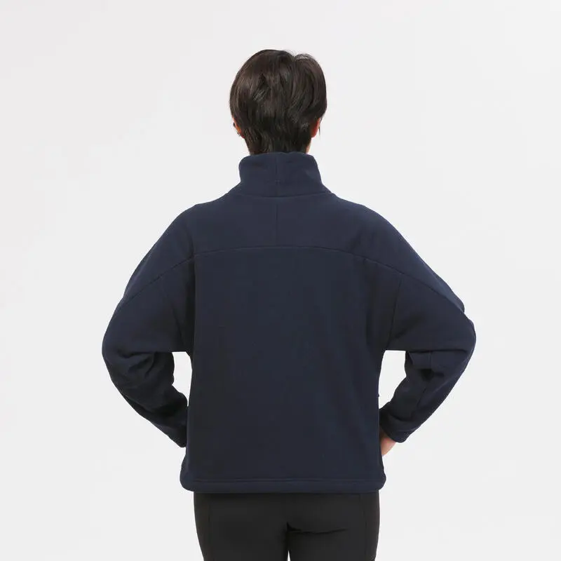 Sudadera Polar De Montaña Y Nieve Mujer Quechua SH100 X-Warm Azul 4 Sudadera Polar De Montaña Y Nieve Mujer Quechua SH100 X-Warm Azul - Imagen 2