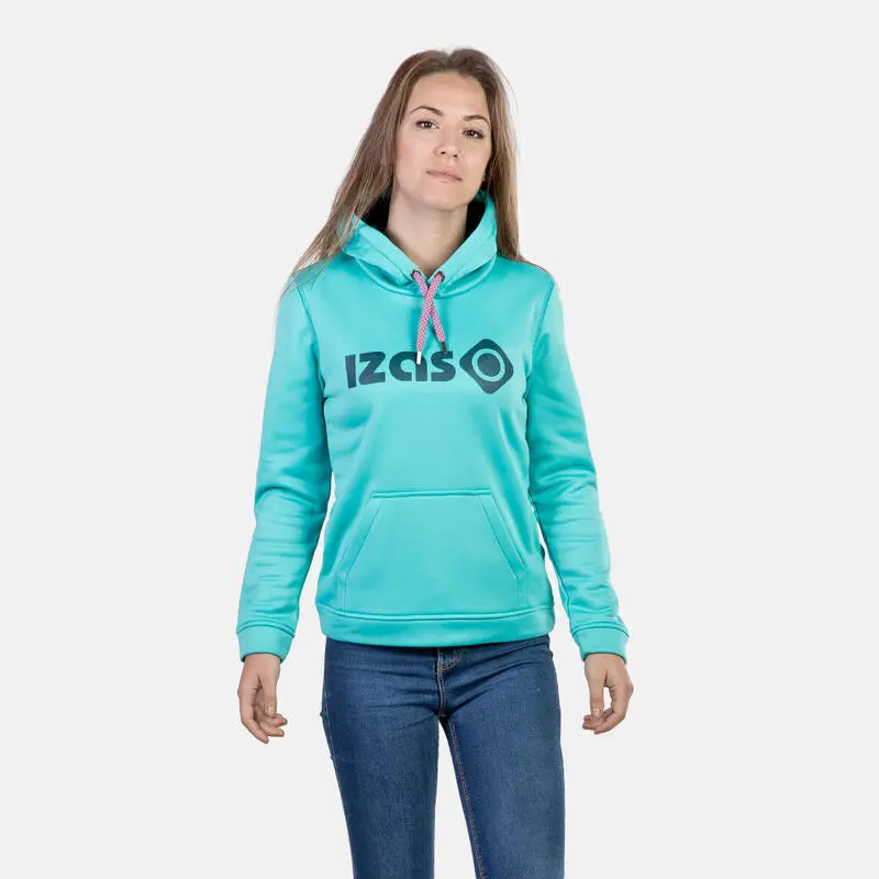 Sudadera Polar Deportiva Con Capucha Ajustable De Mujer Izas DUERO W 3 Sudadera Polar Deportiva Con Capucha Ajustable De Mujer Izas DUERO W