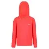 Regatta Sudadera Polar Eugina Con Capucha Para Niños Niñas Coral Fuego -tienda de equipos de fitness sudadera polar eugina con capucha para nios nias coral fuego