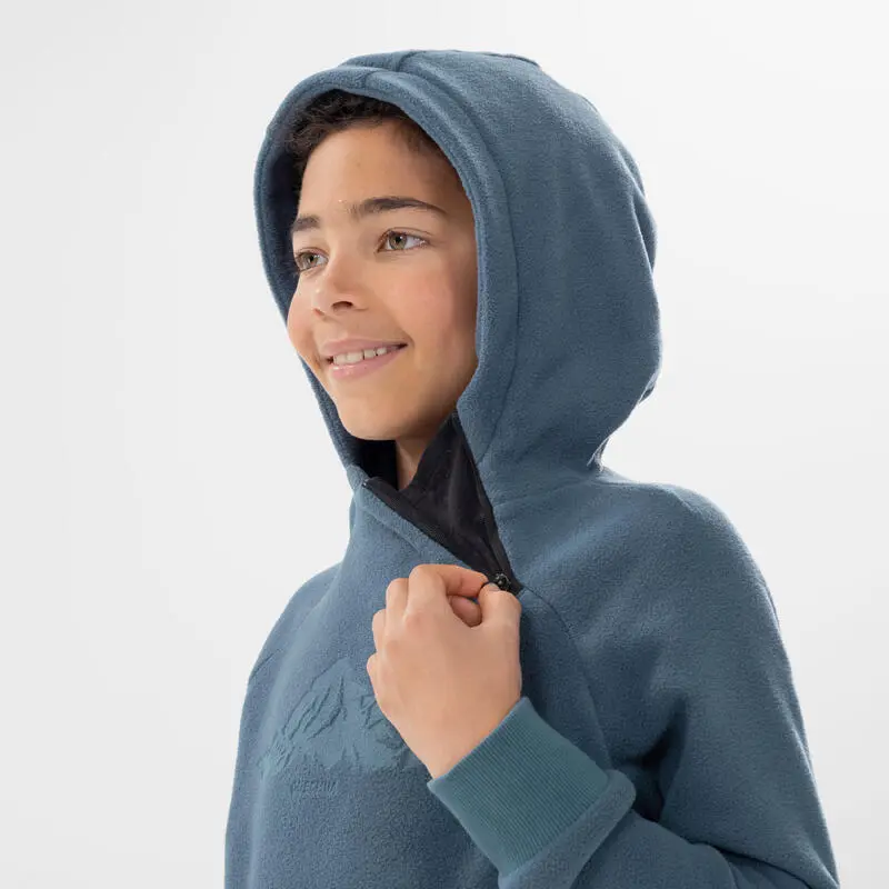 Quechua Sudadera Polar Senderismo Gris Oscuro - Niños 7-15 Años 5 Quechua Sudadera Polar Senderismo Gris Oscuro - Niños 7-15 Años - Imagen 3