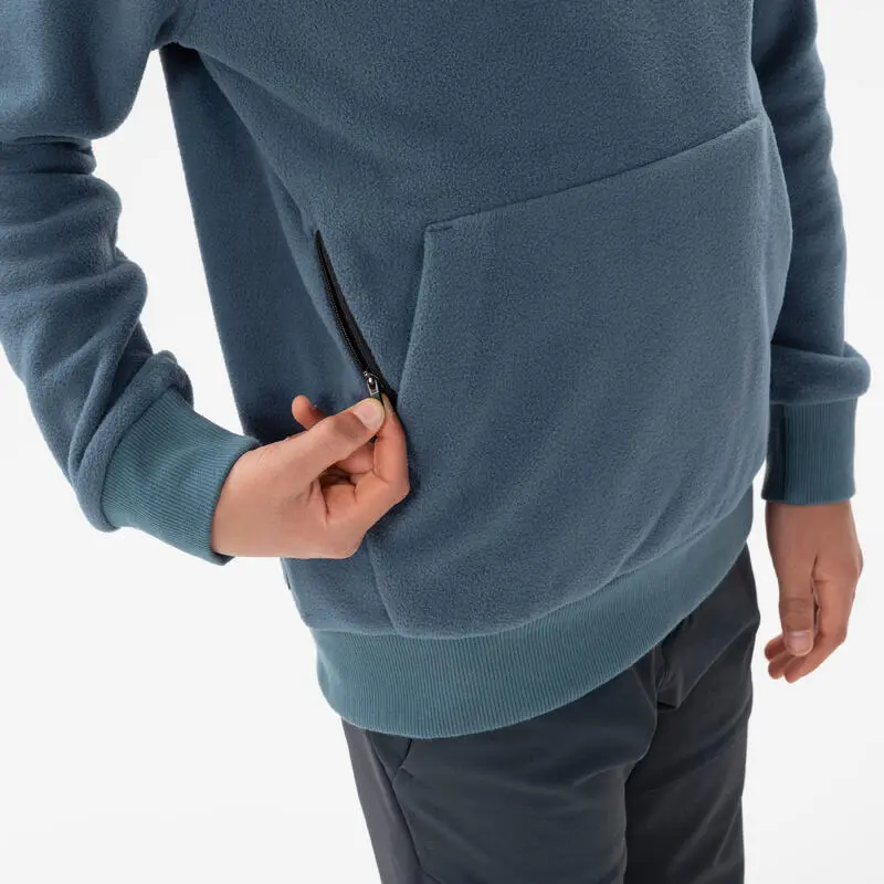 Quechua Sudadera Polar Senderismo Gris Oscuro - Niños 7-15 Años 6 Quechua Sudadera Polar Senderismo Gris Oscuro - Niños 7-15 Años - Imagen 4