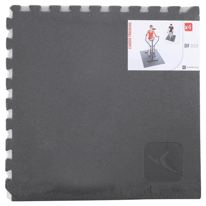 Suelo Gimnasio Tatami Loseta Puzzle Domyos DF920 Gris X4 4 Suelo Gimnasio Tatami Loseta Puzzle Domyos DF920 Gris X4 - Imagen 2