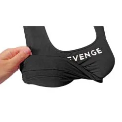 R-EVENGE Sujetador Deportivo Mujer Running Fitness Yoga Kinesiotaping Interior Negro -tienda de equipos de fitness sujetador deportivo mujer running fitness yoga kinesiotaping interior negro 3