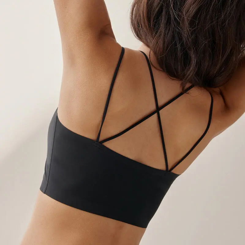 Sujetador Top Deportivo Morga De Mujer Black LimbaBlack Sin Aro 5 Sujetador Top Deportivo Morga De Mujer Black LimbaBlack Sin Aro - Imagen 3