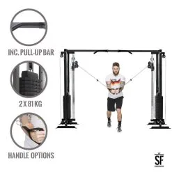 SUPRFIT Supfit Hallador Cable Pull Tower- Basement Edition - Negro 9 SUPRFIT Supfit Hallador Cable Pull Tower- Basement Edition - Negro -tienda de equipos de fitness supfit hallador cable pull tower basement edition negro 2