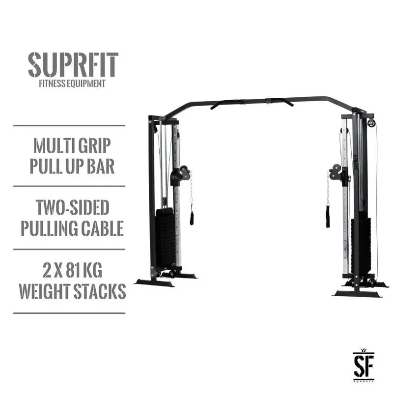 SUPRFIT Supfit Hallador Cable Pull Tower Negro 5 SUPRFIT Supfit Hallador Cable Pull Tower Negro - Imagen 3