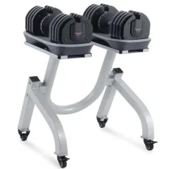Titanium Strength Mancuernas Ajustables 2-36 Kg + Rack