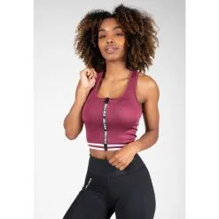 Top Deportivo De Tirantes Con Cremallera Mujer GORILLA WEAR Mesa Zip Negro 13 Top Deportivo De Tirantes Con Cremallera Mujer GORILLA WEAR Mesa Zip Negro -tienda de equipos de fitness top de tirantes con cremallera mujer gorilla wear mesa zip burdeos