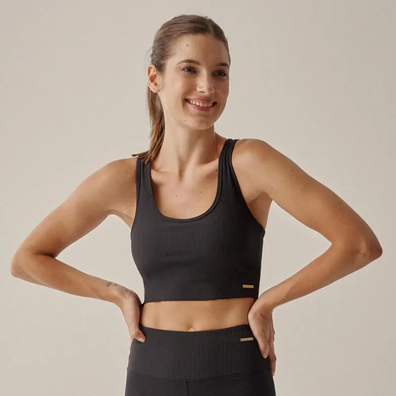 Top Deportivo Jari Sujecion Media De Mujer Black Limba 8 Top Deportivo Jari Sujecion Media De Mujer Black Limba - Imagen 6