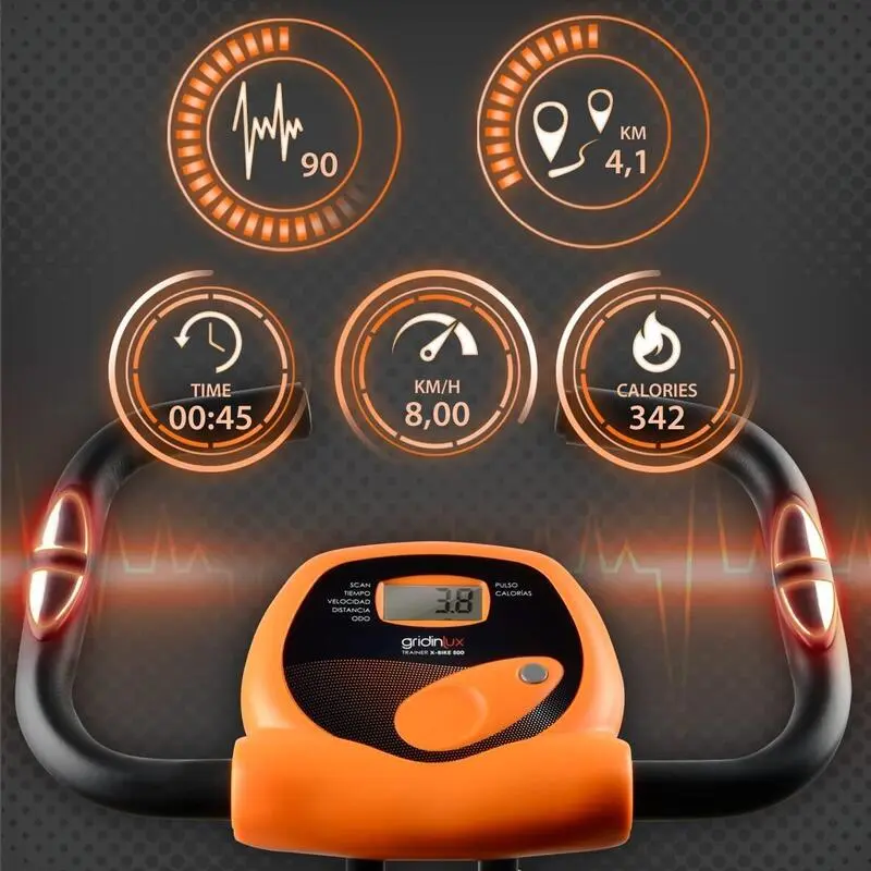 TRAINER X-BIKE 500 Bicicleta Estática Magnética. Plegable. Gridinlux 5 TRAINER X-BIKE 500 Bicicleta Estática Magnética. Plegable. Gridinlux - Imagen 3