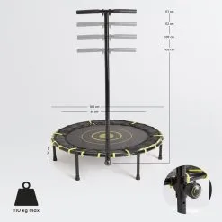 Trampolín Cama Elástica Domyos FIT TRAMPO 500 81 CM Hasta 110 KG -tienda de equipos de fitness trampolin cama elastica domyos fit trampo 500 81 cm hasta 110 kg 1