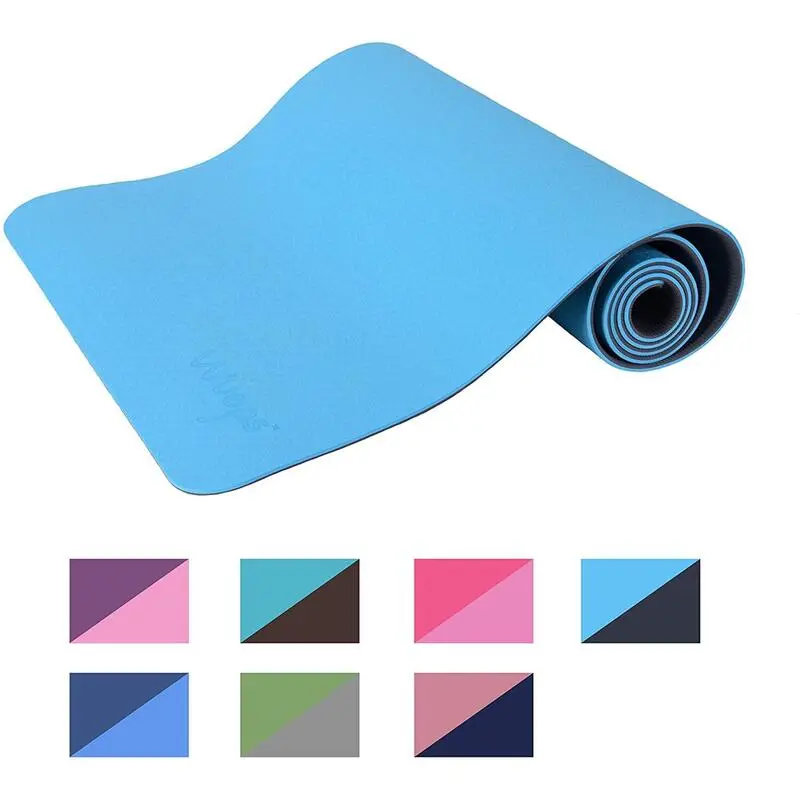 WUEPS Yoga Mat / Esterilla De Yoga Suave Confort Blue Sky Blue 183 CM 4 WUEPS Yoga Mat / Esterilla De Yoga Suave Confort Blue Sky Blue 183 CM - Imagen 2