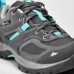 Zapatillas De Montaña Y Trekking Impermeables Mujer Quechua MH100 Gris -tienda de equipos de fitness zapatillas de montaa y trekking impermeables mujer quechua mh100 gris 3